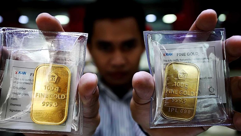 Emas Antam Turun Rp 3.000/Gram, Hari Ini Dijual Rp 609.000/Gram Emas Antam Turun Rp 3.000/Gram, Hari Ini Dijual Rp 609.000/Gram