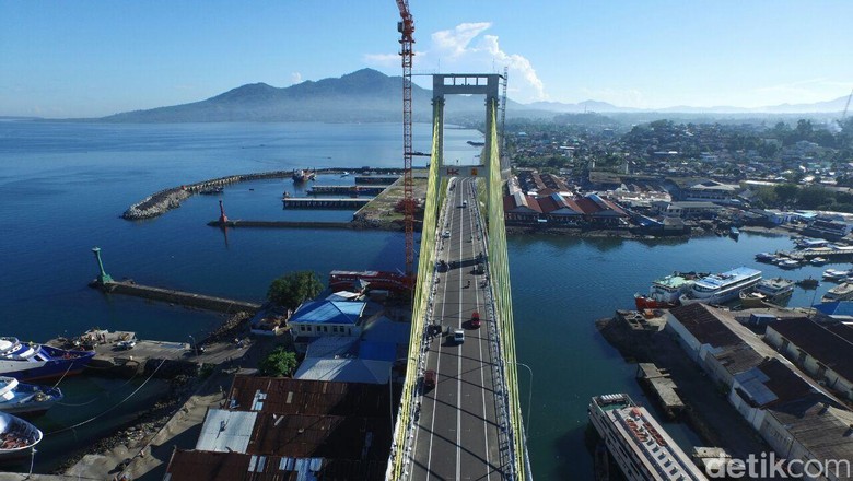 Punya Panjang 1.127 Meter, Jembatan Soekarno Jadi Ikon Baru Manado Punya Panjang 1.127 Meter, Jembatan Soekarno Jadi Ikon Baru Manado
