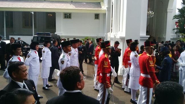 Ini Formasi Tim Sadewa, Petugas Paskibraka Upacara 