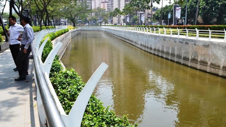 Ayo Tengok, ini Penampakan Sungai di Jantung Jakarta yang 