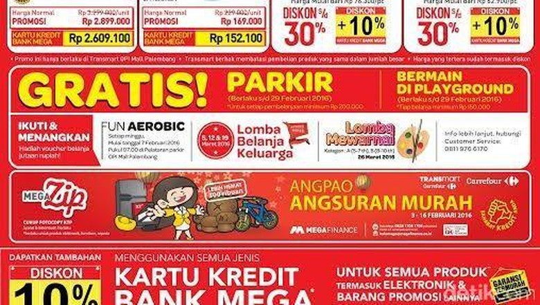 Promo Akhir Minggu di Grand Opening Transmart Carrefour 