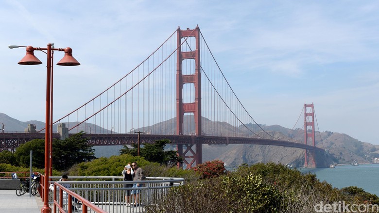 Jembatan Golden Gate (Ari Saputra/detikTravel) Jembatan Golden Gate (Ari Saputra/detikTravel)