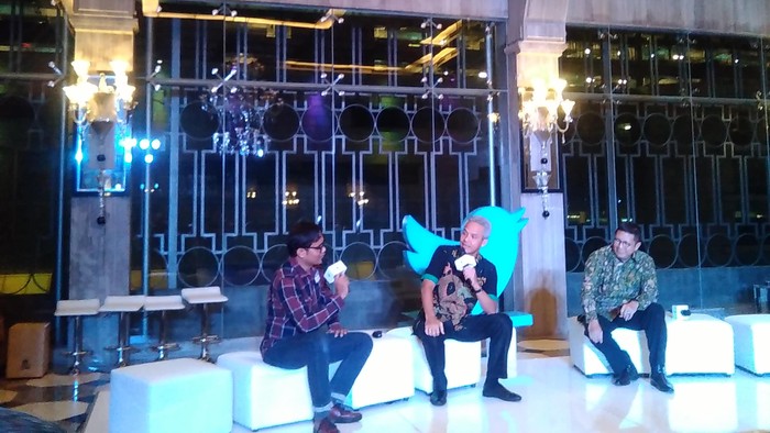Soleh Solihun, Ganjar Pranowo dan Lukman Hakim Saifuddin (detikINET/Rachmatunnisa) Soleh Solihun, Ganjar Pranowo dan Lukman Hakim Saifuddin (detikINET/Rachmatunnisa)