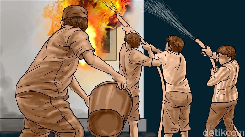 Tabung Gas Meledak di Cempaka Putih, 13 Orang Luka Bakar Tabung Gas Meledak di Cempaka Putih, 13 Orang Luka Bakar