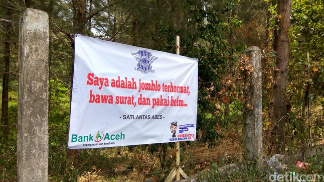 Polisi Di Aceh Besar Pasang Spanduk Lucu Seperti Ini Agar Pemudik