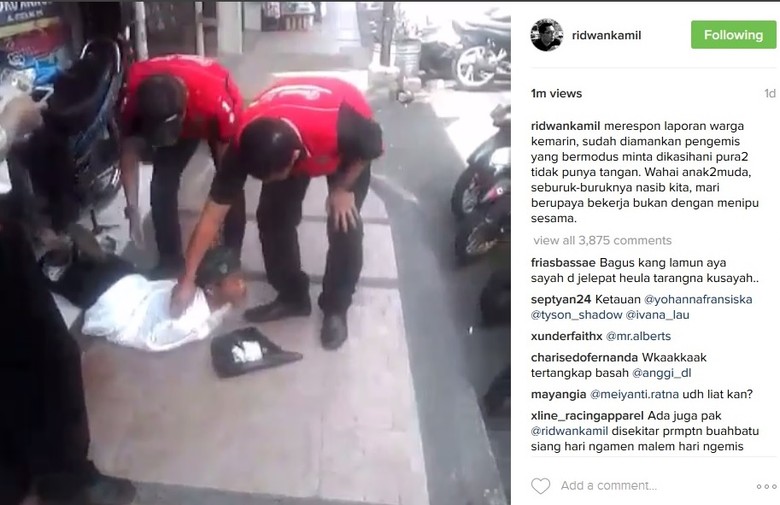 Cara Satpol PP Bandung Buat Jera Pengemis Buntung: Razia hingga Sebar Foto Cara Satpol PP Bandung Buat Jera Pengemis Buntung: Razia hingga Sebar Foto