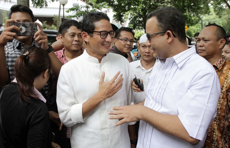 Image result for Anies Baswedan dan Sandiaga Uno