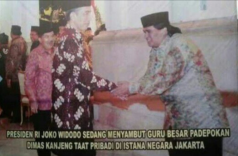 Kata Marwah Daud soal Foto Dimas Kanjeng Bersama Jokowi dan Panglima TNI Kata Marwah Daud soal Foto Dimas Kanjeng Bersama Jokowi dan Panglima TNI