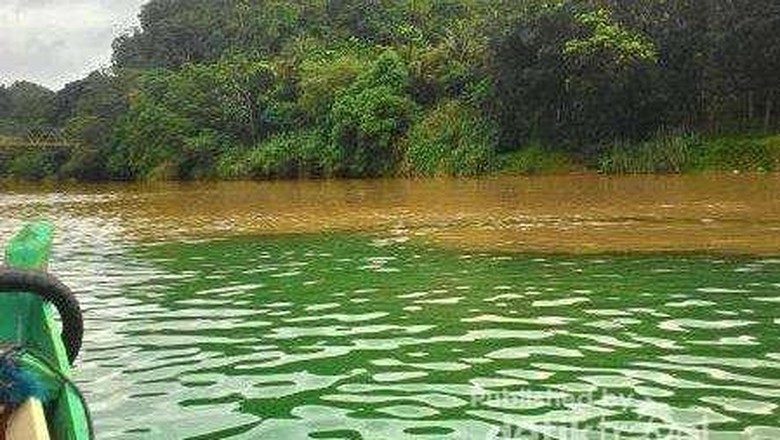 Foto: Sungai dua warna di Sukabumi (Birin Muhammad/dTraveler) Foto: Sungai dua warna di Sukabumi (Birin Muhammad/dTraveler)