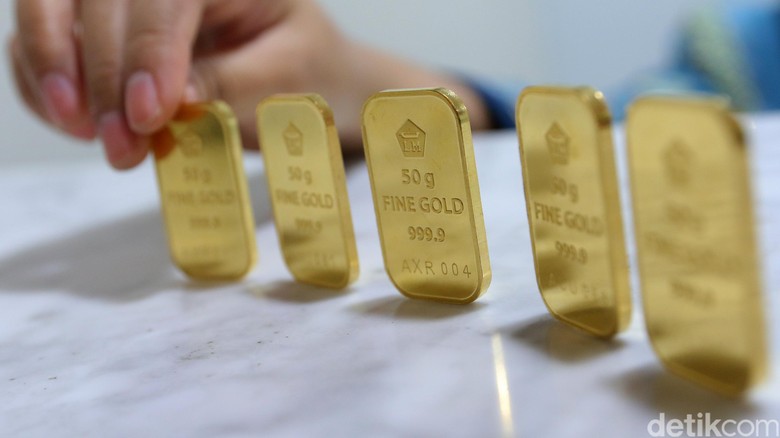 Turun Rp 2.000, Harga Emas Antam Rp 602.000/Gram Turun Rp 2.000, Harga Emas Antam Rp 602.000/Gram