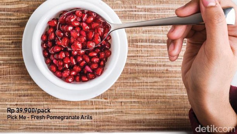Pomegranate Segar Siap Makan di Transmart Carrefour Pomegranate Segar Siap Makan di Transmart Carrefour