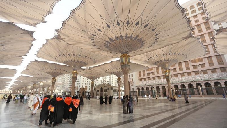 Foto: Potret Masjid Nabawi di Madinah (Pradikta Kusuma/dTraveler) Foto: Potret Masjid Nabawi di Madinah (Pradikta Kusuma/dTraveler)
