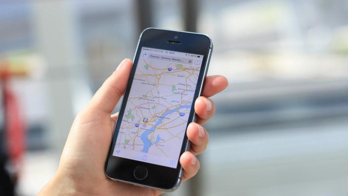 Ilustrasi Google Maps. Foto: ShutterStock Ilustrasi Google Maps. Foto: ShutterStock