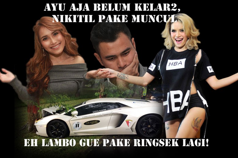 Meme detikHOT: Raffi di Antara Ayu, Nikita dan Lamborghini 