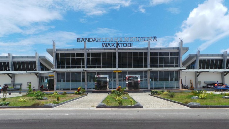 Ilustrasi Bandara Matohara di Wakatobi (Bona/detikTravel) Ilustrasi Bandara Matohara di Wakatobi (Bona/detikTravel)