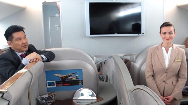 Tempat Pramugari Emirates Berlatih Layani Penumpang Tempat Pramugari Emirates Berlatih Layani Penumpang