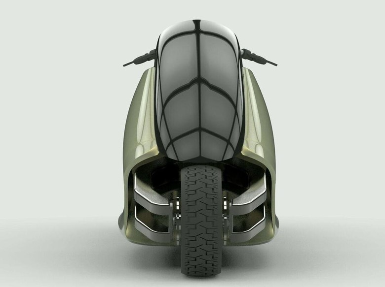 Tak Perlu Turunkan Kaki, Motor Ini Bisa Tegak Sendiri Tak Perlu Turunkan Kaki, Motor Ini Bisa Tegak Sendiri