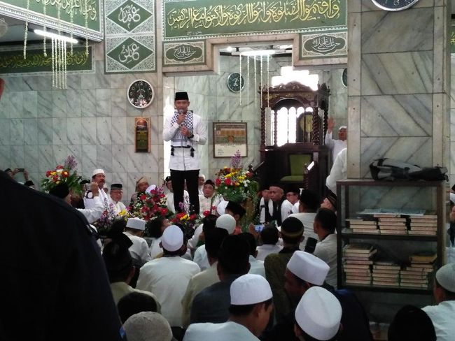 Sampaikan Sambutan di Masjid, Agus Yudhoyono: Maaf Tak 