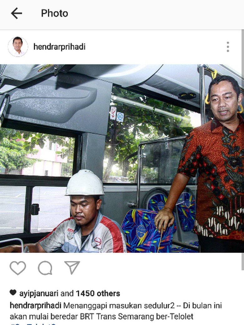 Bus Trans Semarang Dipasangi Telolet Agar Menarik Penumpang