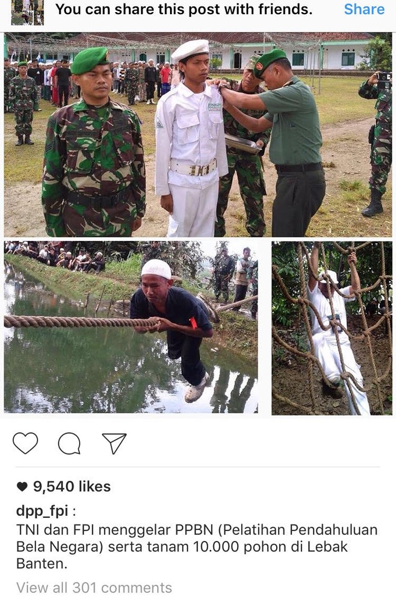 Soal Bela Negara Ormas di Lebak, Habib Rizieq Puji Sikap Menhan Soal Bela Negara Ormas di Lebak, Habib Rizieq Puji Sikap Menhan
