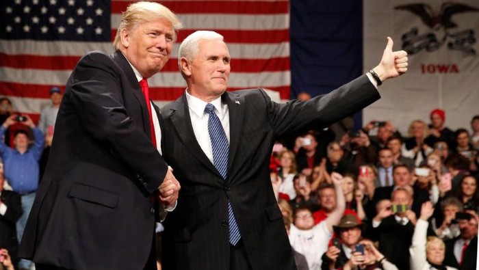 Donald Trump dan Mike Pence Foto: REUTERS/Shannon Stapleton Donald Trump dan Mike Pence Foto: REUTERS/Shannon Stapleton