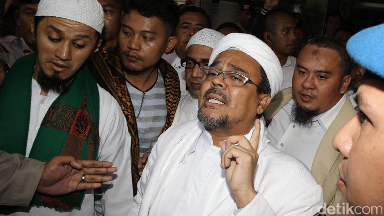 Lewat Telepon, Habib Rizieq Semangati Massa Aksi 55