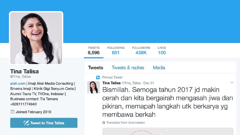 Sosok Tina Talisa, Presenter yang Jadi Moderator Debat Pilgub DKI Sosok Tina Talisa, Presenter yang Jadi Moderator Debat Pilgub DKI