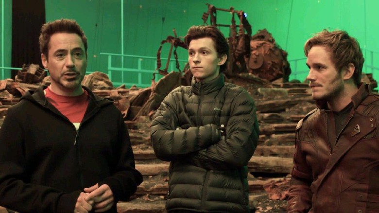 Spider-Man dan Star-Lord di Lokasi Syuting Avengers: Infinity War Spider-Man dan Star-Lord di Lokasi Syuting Avengers: Infinity War
