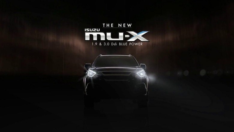 Isuzu Tebar Teaser MU-X Facelift Isuzu Tebar Teaser MU-X Facelift