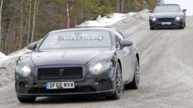 Bentley Uji 2 Tipe Continental di Musim Dingin Bentley Uji 2 Tipe Continental di Musim Dingin