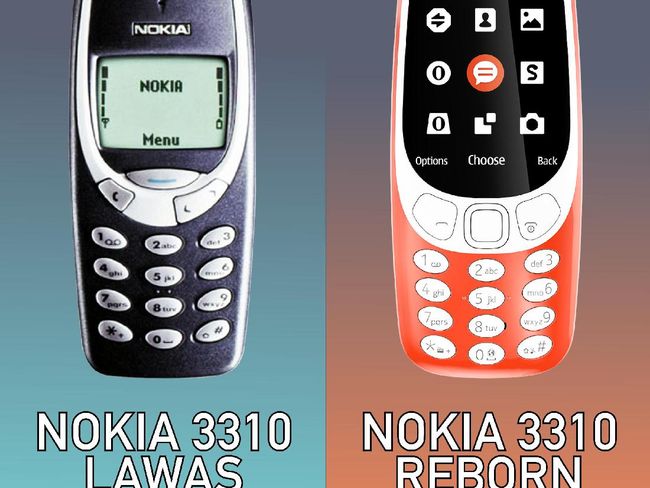 Nokia 3310 Lawas vs Nokia 3310 Reborn
