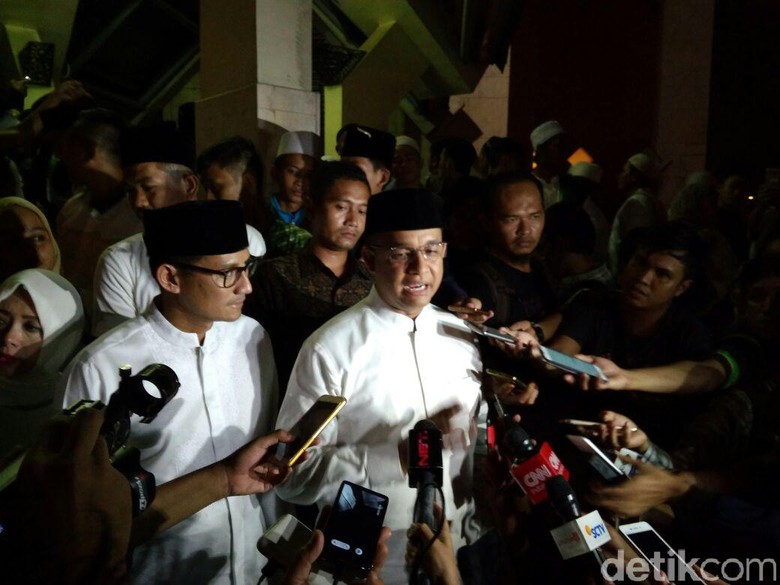 Anies-Sandiaga Janjikan Laporan Keuangan WTP untuk DKI Anies-Sandiaga Janjikan Laporan Keuangan WTP untuk DKI