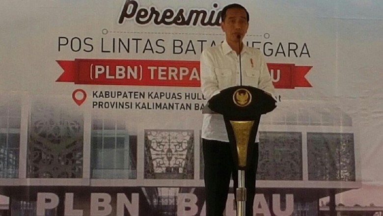 Jokowi Resmikan Beroperasinya PLBN Nanga Badau