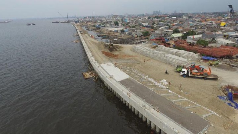 Permukaan Tanah Turun 12 Cm/Tahun, Tanggul Pantai Jakarta Jadi Prioritas Permukaan Tanah Turun 12 Cm/Tahun, Tanggul Pantai Jakarta Jadi Prioritas