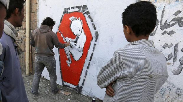 Di Tengah Konflik Perang Yaman, Duo <i>Street Artist</i> Serukan Perdamaian