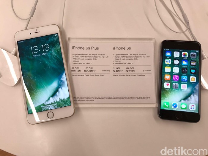 iPhone 6S dan 6S Plus (Foto: detikINET/Adi Fida Rahman) iPhone 6S dan 6S Plus (Foto: detikINET/Adi Fida Rahman)