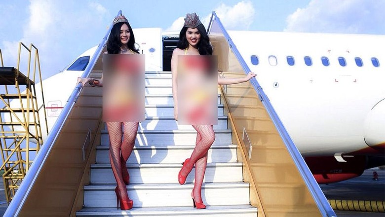 Maskapai Penerbangan Ini Sediakan Pramugari Berbikini, Masa Sih?