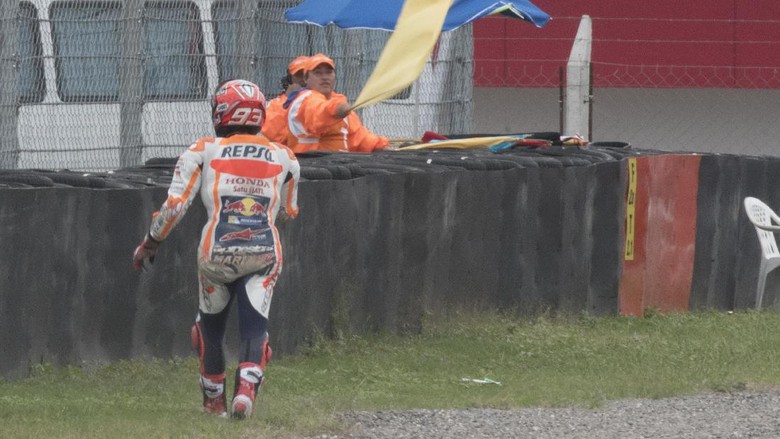 Terjatuh dan Gagal Finis, Marquez: Itu Murni Salah Saya Terjatuh dan Gagal Finis, Marquez: Itu Murni Salah Saya