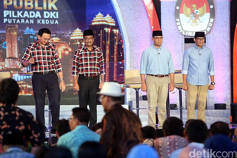 Survei SPIN: Anies-Sandi 52%, Ahok-Djarot 43% Survei SPIN: Anies-Sandi 52%, Ahok-Djarot 43%