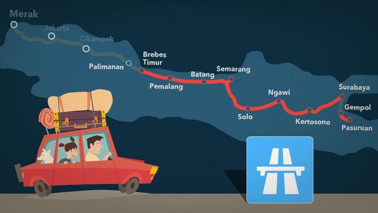 Mudik Jakarta-Surabaya Lewat Tol, Berapa Biayanya? Mudik Jakarta-Surabaya Lewat Tol, Berapa Biayanya?