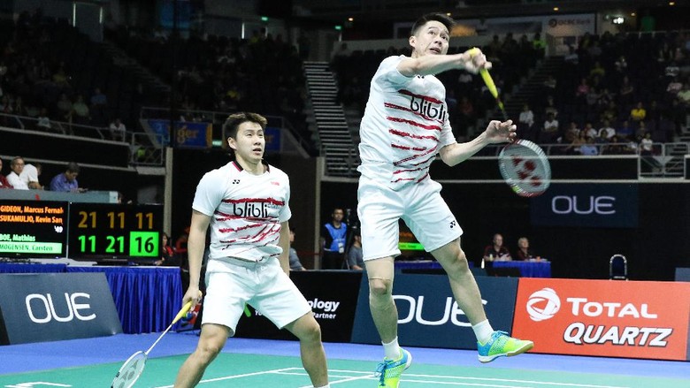 Kevin/Marcus Terhenti di Semifinal Kevin/Marcus Terhenti di Semifinal