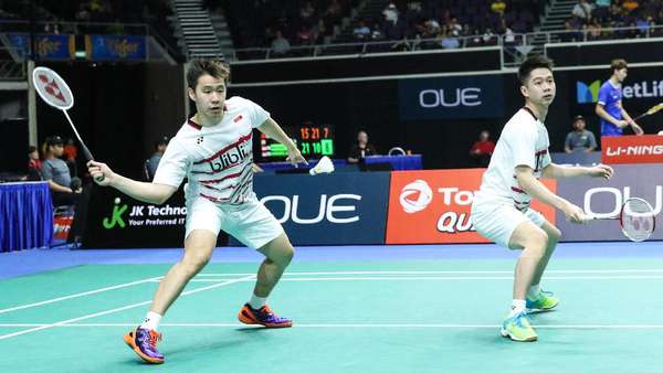 Marcus/Kevin dan Ricky/Angga Lolos, Tommy Kandas Marcus/Kevin dan Ricky/Angga Lolos, Tommy Kandas