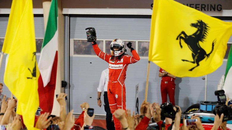 Mobil Impian yang Mengantar Vettel Menang di Bahrain Mobil Impian yang Mengantar Vettel Menang di Bahrain