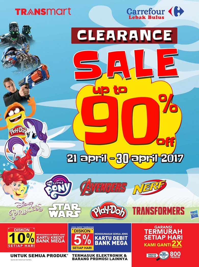 Diskon Sampai dengan 90% Mainan Anak di Carrefour Lebak Bulus Diskon Sampai dengan 90% Mainan Anak di Carrefour Lebak Bulus