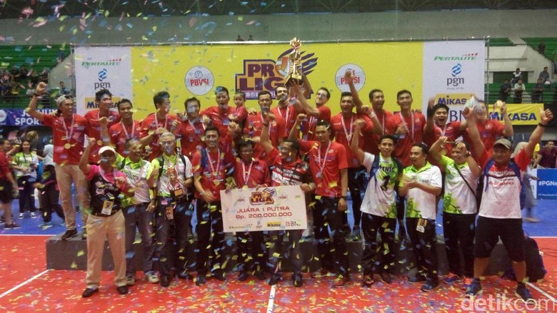 Kalahkan Bank Sumsel Babel, Putra Pertamina Energi Juara Proliga Kalahkan Bank Sumsel Babel, Putra Pertamina Energi Juara Proliga