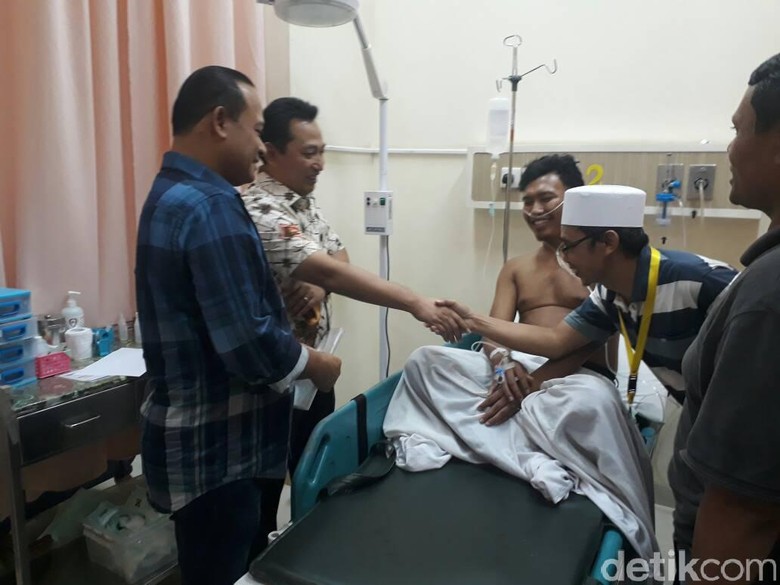 Polisi yang Ditembaki Begal di Tangerang Sudah Keluar dari RS Polisi yang Ditembaki Begal di Tangerang Sudah Keluar dari RS