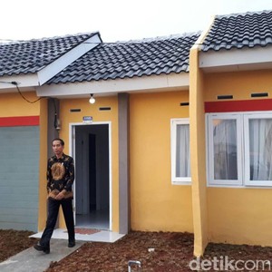 Mengintip Rumah Murah DP 1% yang Dibangun Jokowi di Cikarang