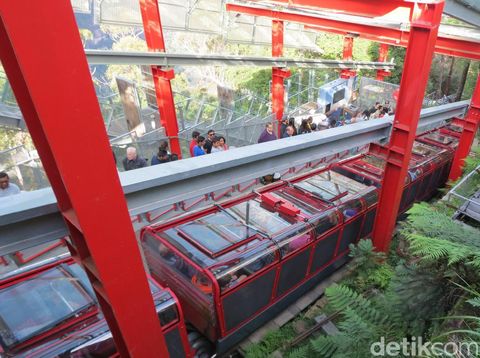 Kereta tambang Scenic Railway (Fitraya/detikTravel)