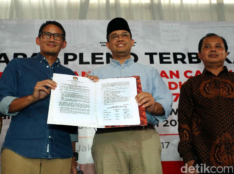 Jadi Gubernur Terpilih, Anies: Terima Kasih Agus-Sylvi dan Ahok-Djarot Jadi Gubernur Terpilih, Anies: Terima Kasih Agus-Sylvi dan Ahok-Djarot
