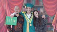 Maia Estianty dan Ahmad Dhani Kompak Hadiri Wisuda El